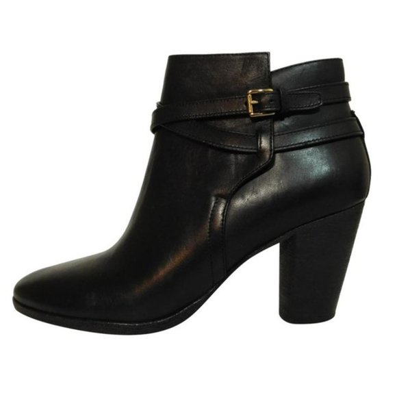 VGUC Cole Haan Black Hayes Belt Booties in Black - Picture 5 of 14